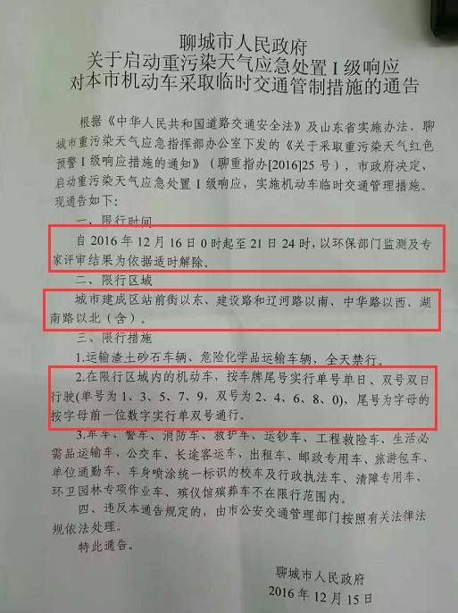 聊城限行最新动态，应对交通拥堵与环保双重挑战的策略