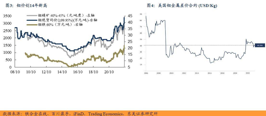 钼的最新价格动态解析与展望